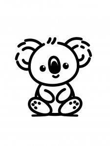 Koala Coloring Pages 48