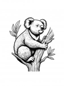 Koala Coloring Pages 49