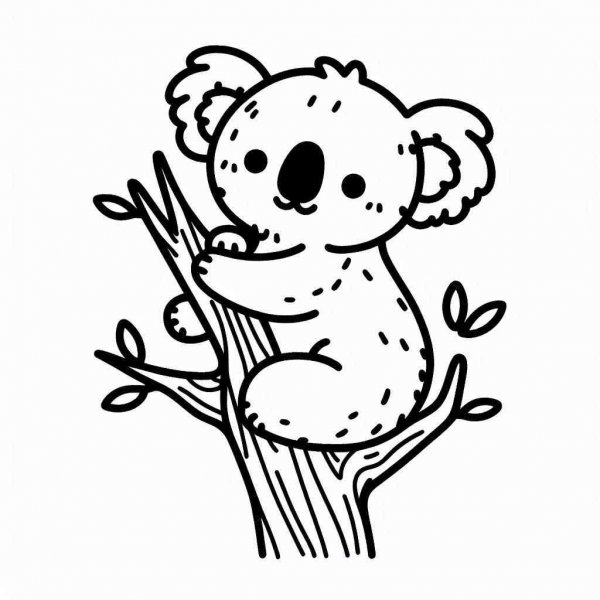 Koala coloring pages