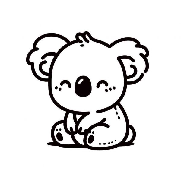 Koala coloring pages