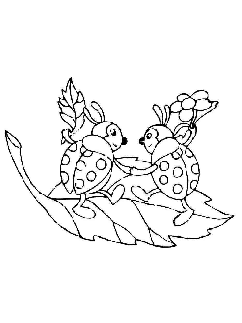 Download Free Ladybug coloring pages. Download and print Ladybug ...