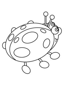 Ladybug coloring page - picture 11
