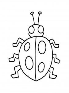Ladybug coloring page - picture 13