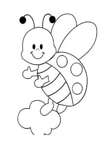 Ladybug coloring page - picture 17