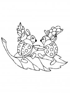 Ladybug coloring page - picture 18