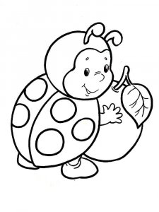Ladybug coloring page - picture 19
