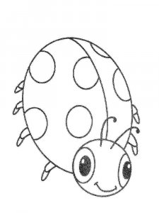 Ladybug coloring page - picture 20
