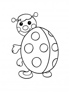 Ladybug coloring page - picture 23