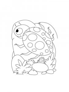 Ladybug coloring page - picture 25