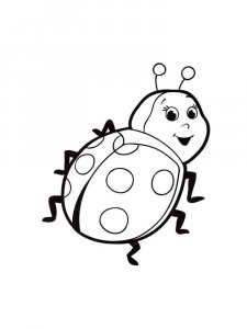 Ladybug coloring page - picture 26