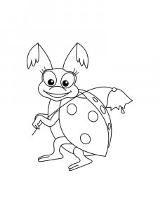 Ladybug coloring page - picture 27