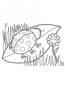 Ladybug coloring page - picture 33