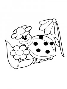 Ladybug coloring page - picture 36