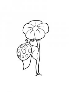 Ladybug coloring page - picture 40
