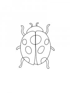 Ladybug coloring page - picture 42