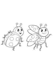 Ladybug coloring page - picture 48