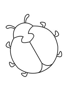 Ladybug coloring page - picture 6