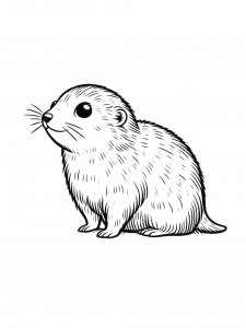 Lemming Coloring Pages 8