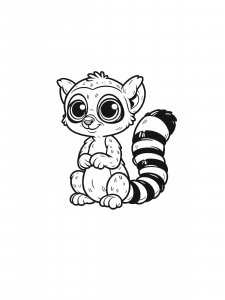 Lemur Coloring Pages 24