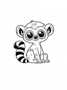 Lemur Coloring Pages 27