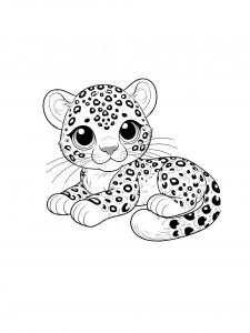 Leopard Coloring Pages 35