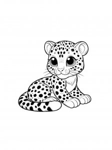 Leopard Coloring Pages 38