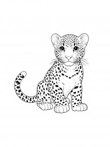 Leopard Coloring Pages 42