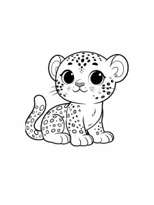 Leopard Coloring Pages 44