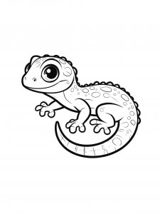 Lizard Coloring Pages 26