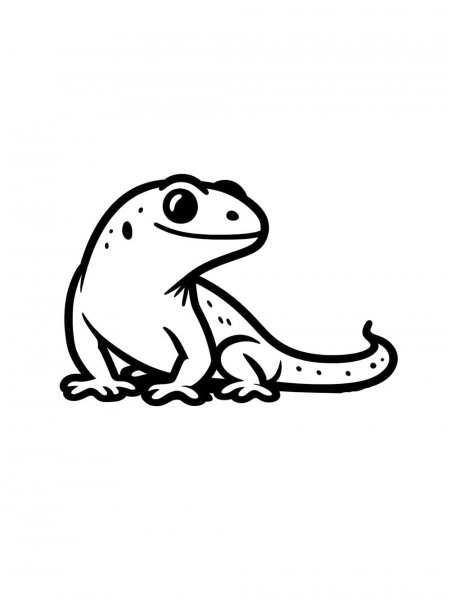 Lizard coloring pages