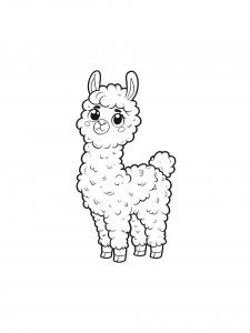 Llama Coloring Pages 40