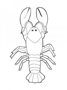 Lobster coloring page - picture 2