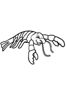 Lobster coloring page - picture 9