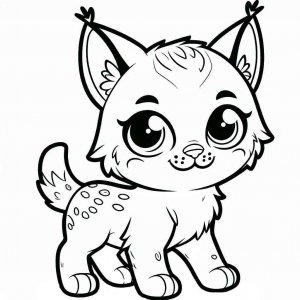 Lynx coloring page - picture 21