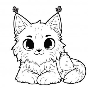 Lynx coloring page - picture 28
