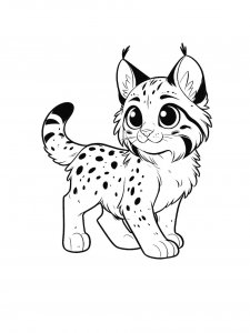 Lynx Coloring Pages 32