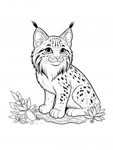 Lynx Coloring Pages 33