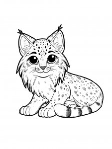 Lynx Coloring Pages 34