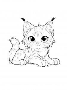 Lynx Coloring Pages 35