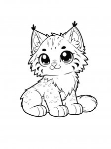 Lynx Coloring Pages 37