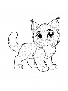 Lynx Coloring Pages 38