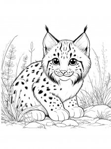 Lynx Coloring Pages 42