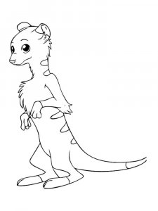 Meerkat coloring page - picture 15