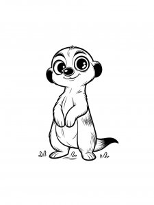 Meerkat Coloring Pages 20