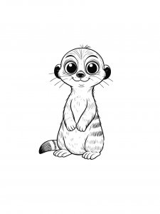 Meerkat Coloring Pages 23