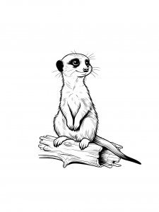 Meerkat Coloring Pages 26