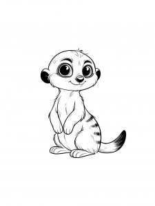 Meerkat Coloring Pages 27