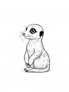 Meerkat Coloring Pages 28