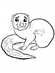 Mongoose coloring page - picture 4