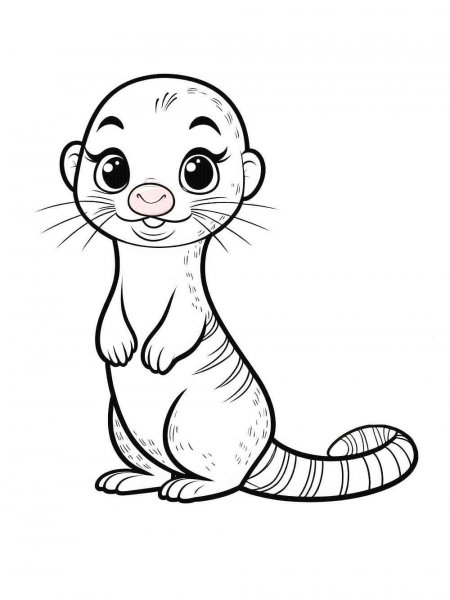 Mongoose coloring pages